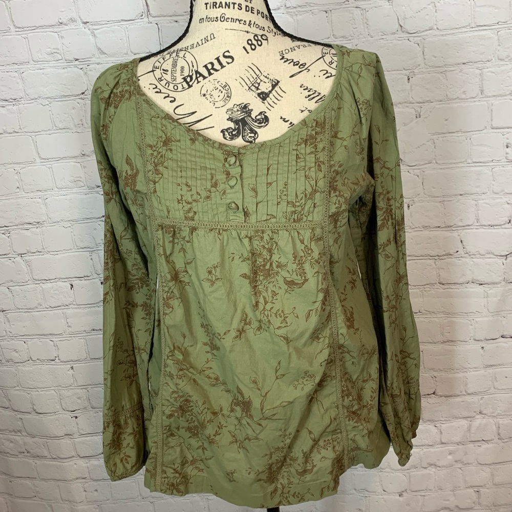 North river outfitters sage long sleeve shirt M
